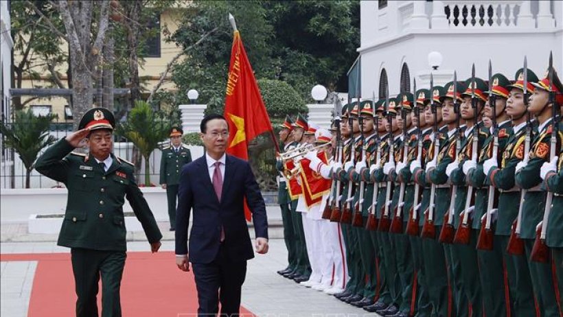Chủ tịch nước Võ Văn Thưởng kiểm tra công tác sẵn sàng chiến đấu của Bộ đội Đặc công