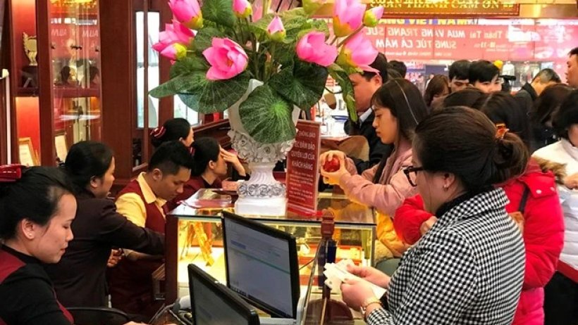 Giá vàng trong nước bật tăng, thương hiệu SJC lên ngưỡng 74,5 triệu đồng