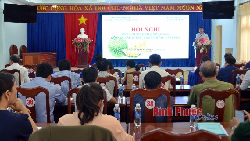 Hội nghị kết nối tiêu thụ sầu riêng Bình Phước 