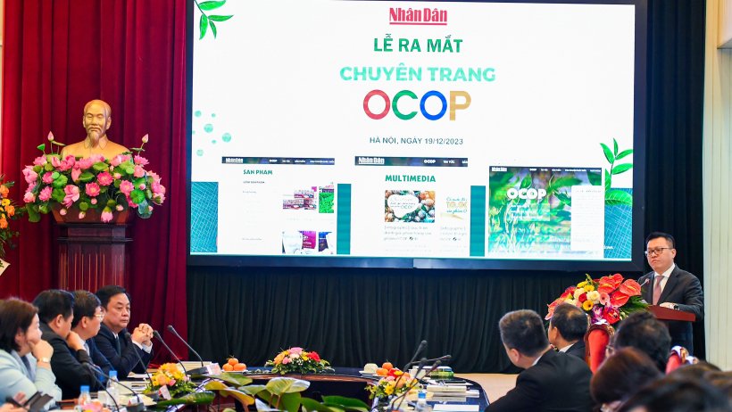 Khai trương chuyên trang OCOP - Mỗi xã một sản phẩm trên Báo Nhân Dân