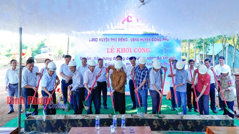 Khởi công tuyến đường kết nối Đồng Xoài - Đồng Phú - Phú Riềng