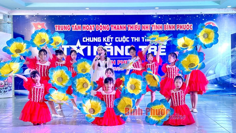 Nhà thiếu nhi thành phố Đồng Xoài đoạt 4 giải nhất cuộc thi ‘Tìm kiếm tài năng trẻ’