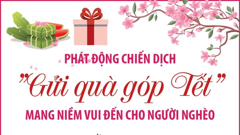 Phát động Chiến dịch 'Gửi quà góp Tết' mang niềm vui đến cho người nghèo