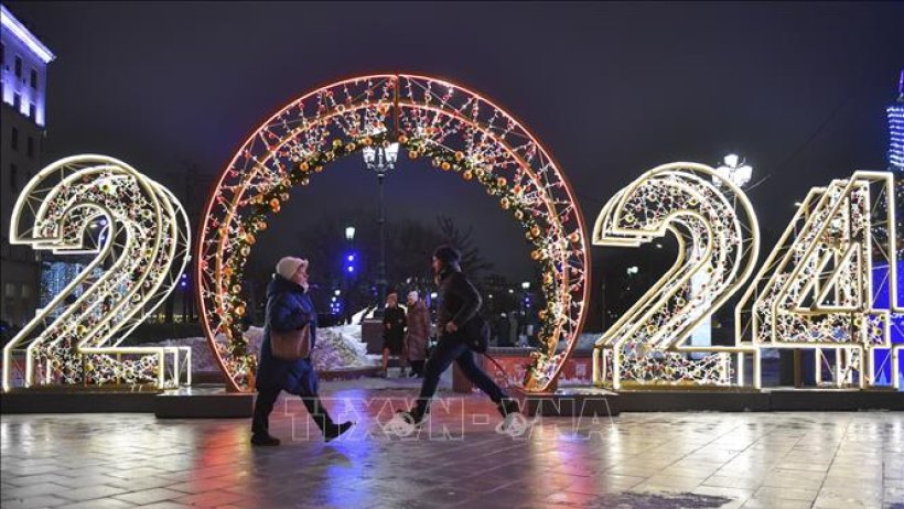 Thế giới ch&agrave;o đ&oacute;n Năm mới 2024