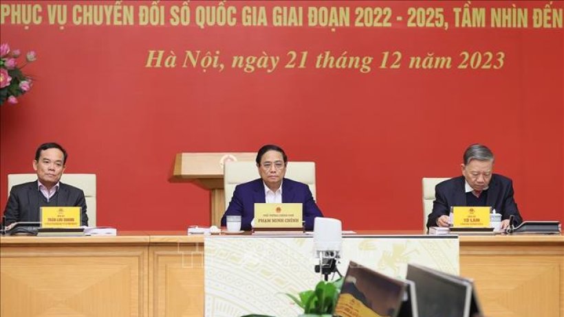 Thủ tướng Phạm Minh Chính chủ trì Hội nghị trực tuyến toàn quốc đánh giá 2 năm thực hiện Đề án 06