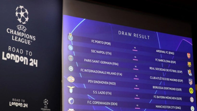Xác định 8 cặp đấu của vòng knock-out Champions League 2023-2024