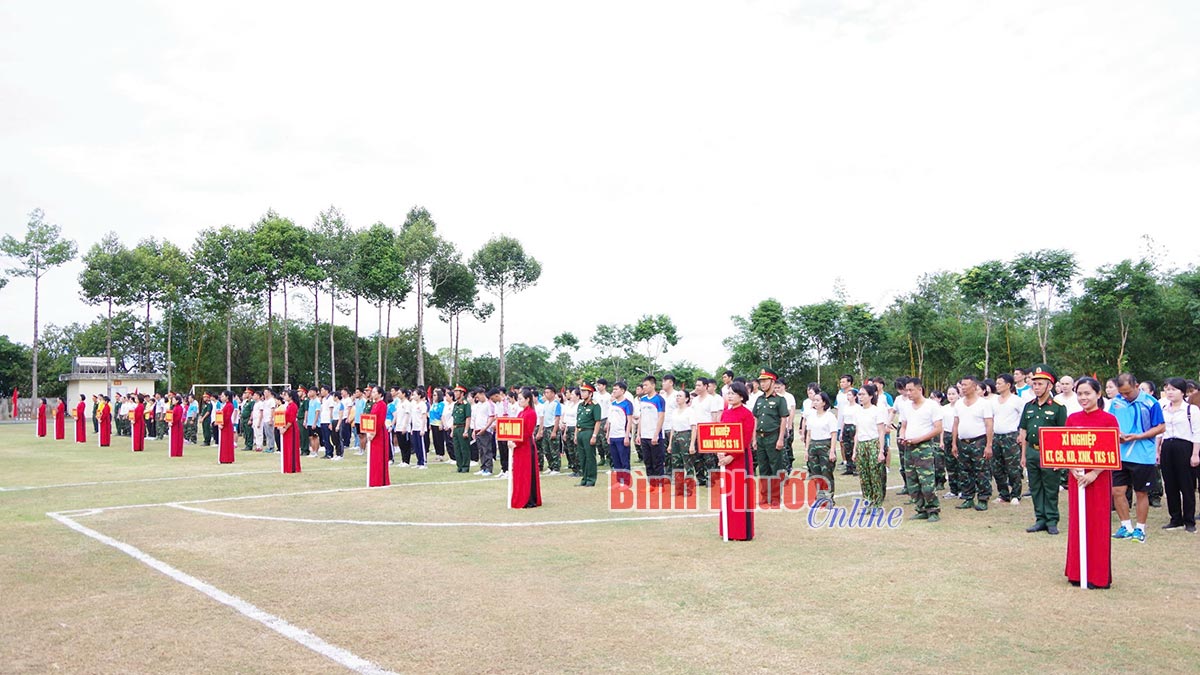 Binh đoàn 16 khai mạc hội thao chào mừng 22-12
