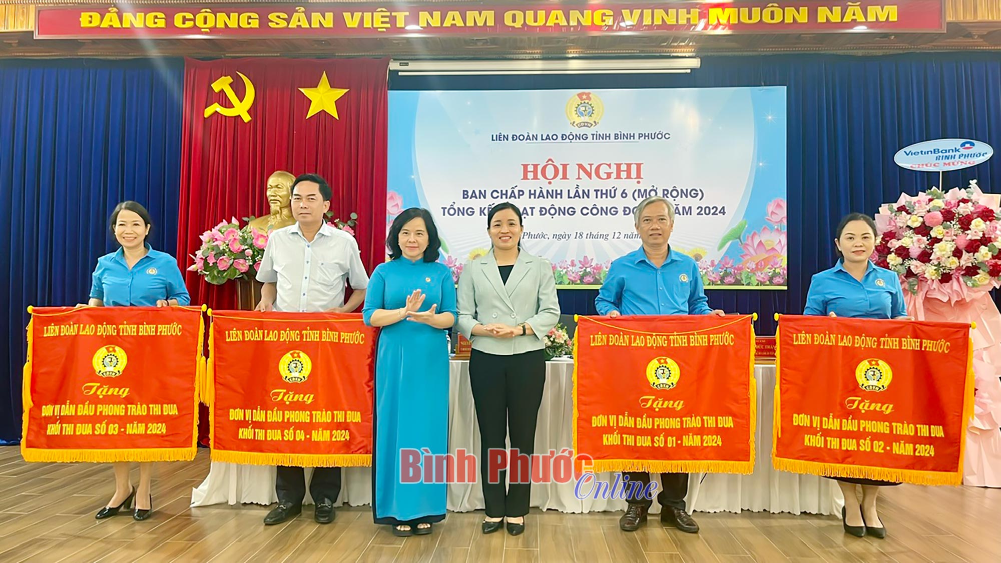 Công đoàn Bình Phước: 12 nhóm chỉ tiêu đạt và vượt kế hoạch 