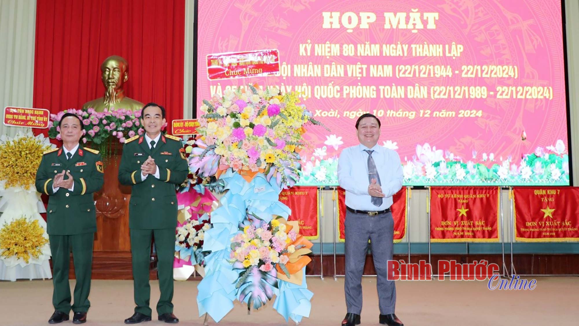 Đồng Xoài: Họp mặt kỷ niệm 80 năm Ngày thành lập Quân đội nhân dân Việt Nam