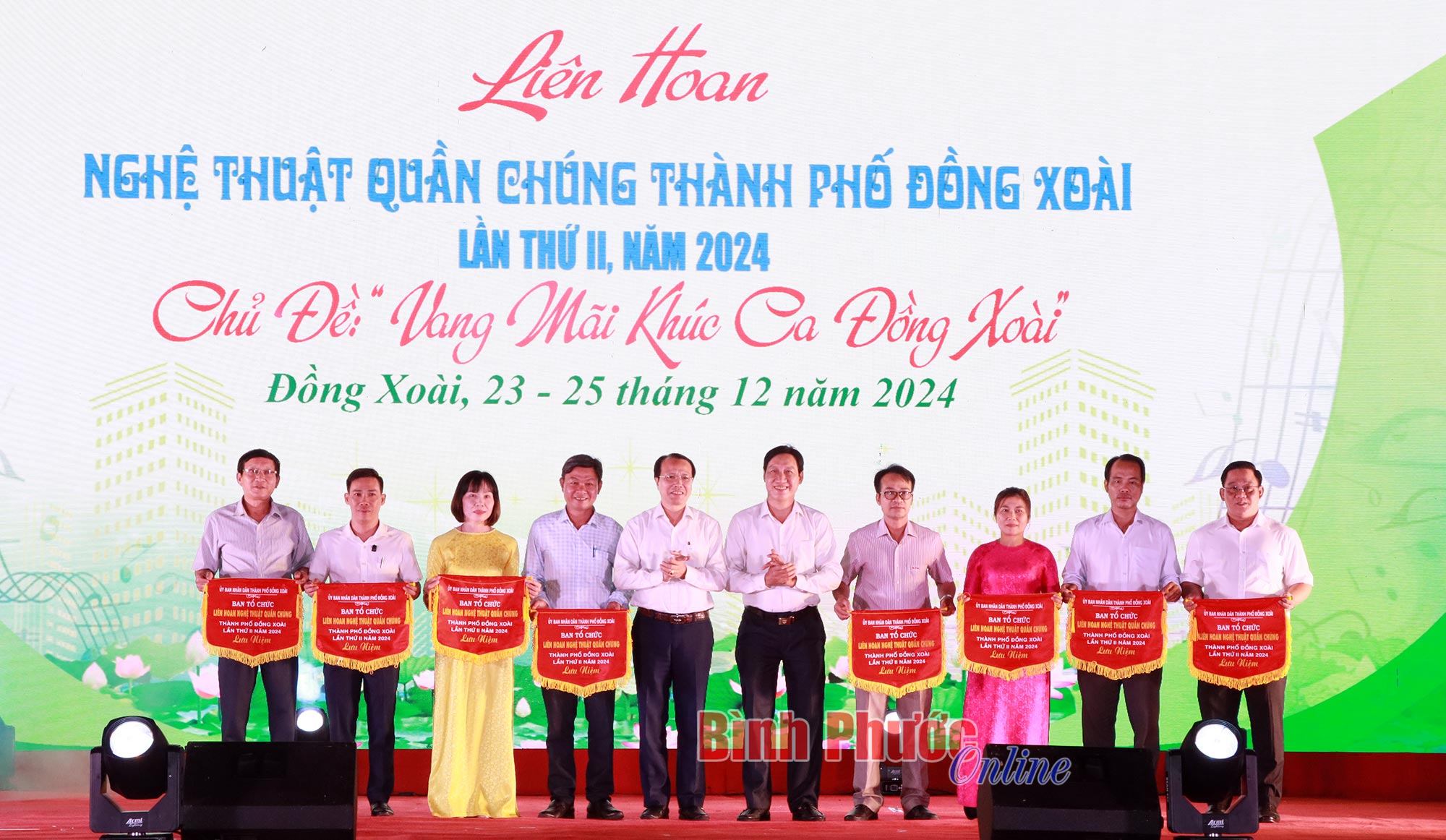 Khai mạc Liên hoan nghệ thuật quần chúng thành phố Đồng Xoài lần thứ II 