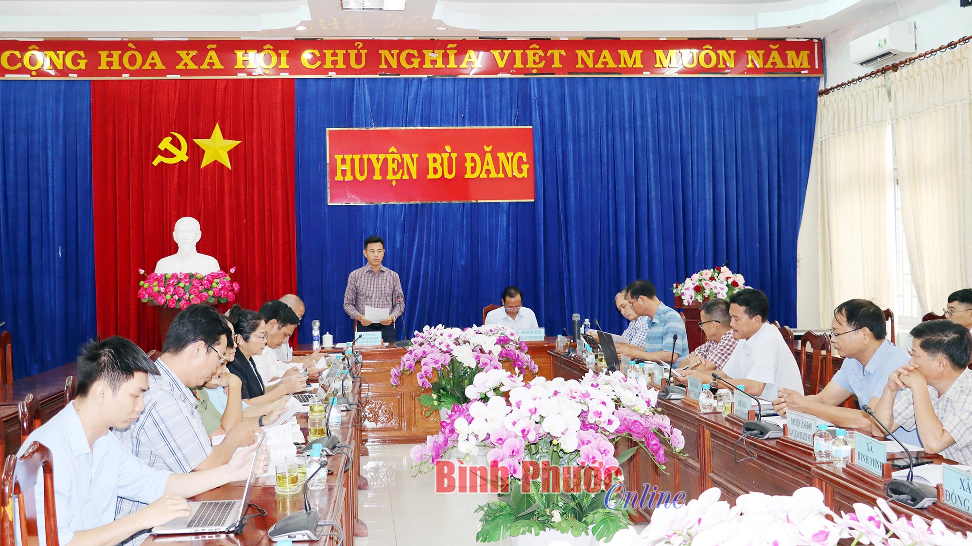 Kiểm tra thực hiện các dự án phát triển du lịch tại Bù Đăng