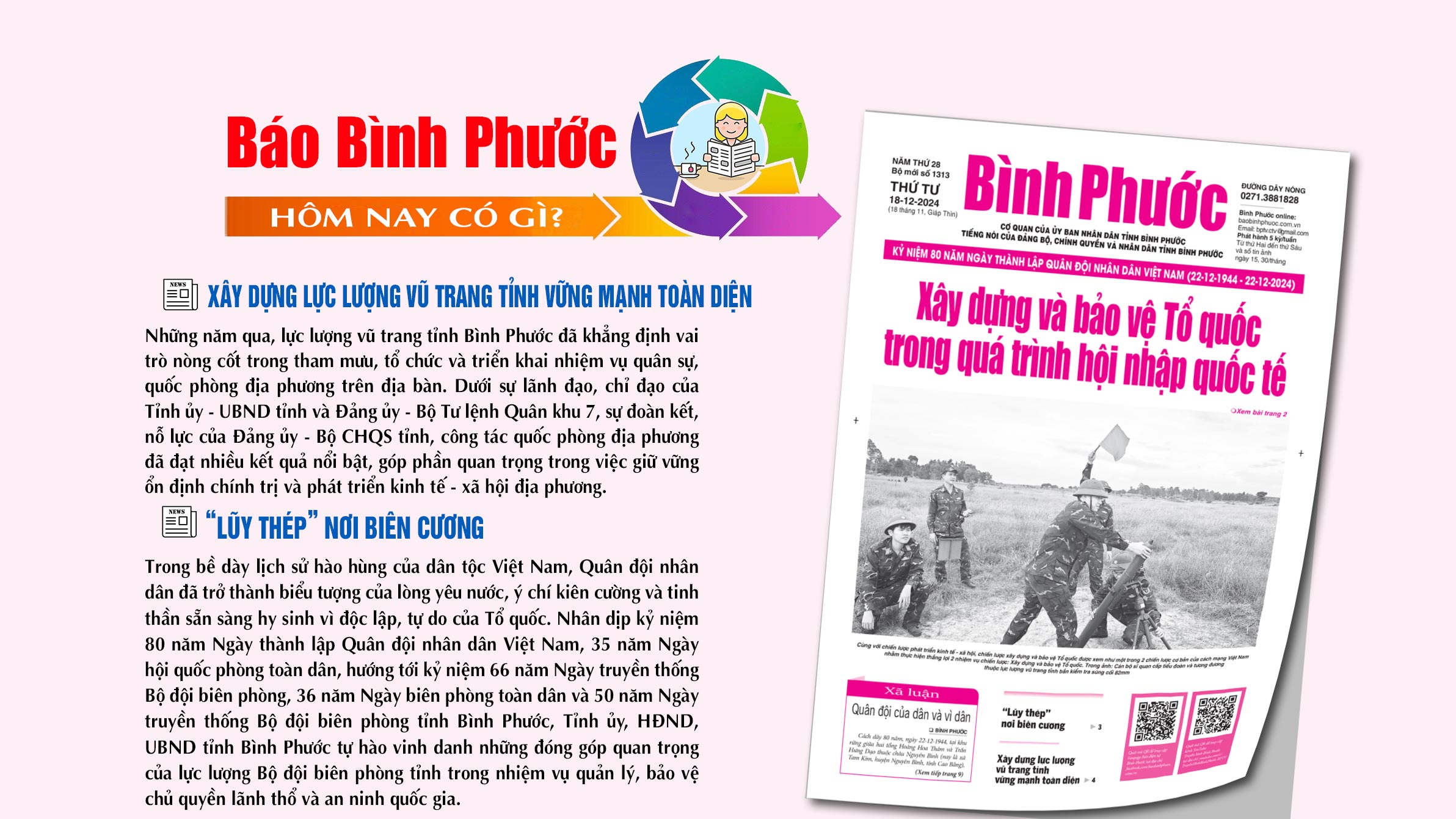 Kính mời độc giả đón đọc báo in Bình Phước hôm nay 18-12-2024 