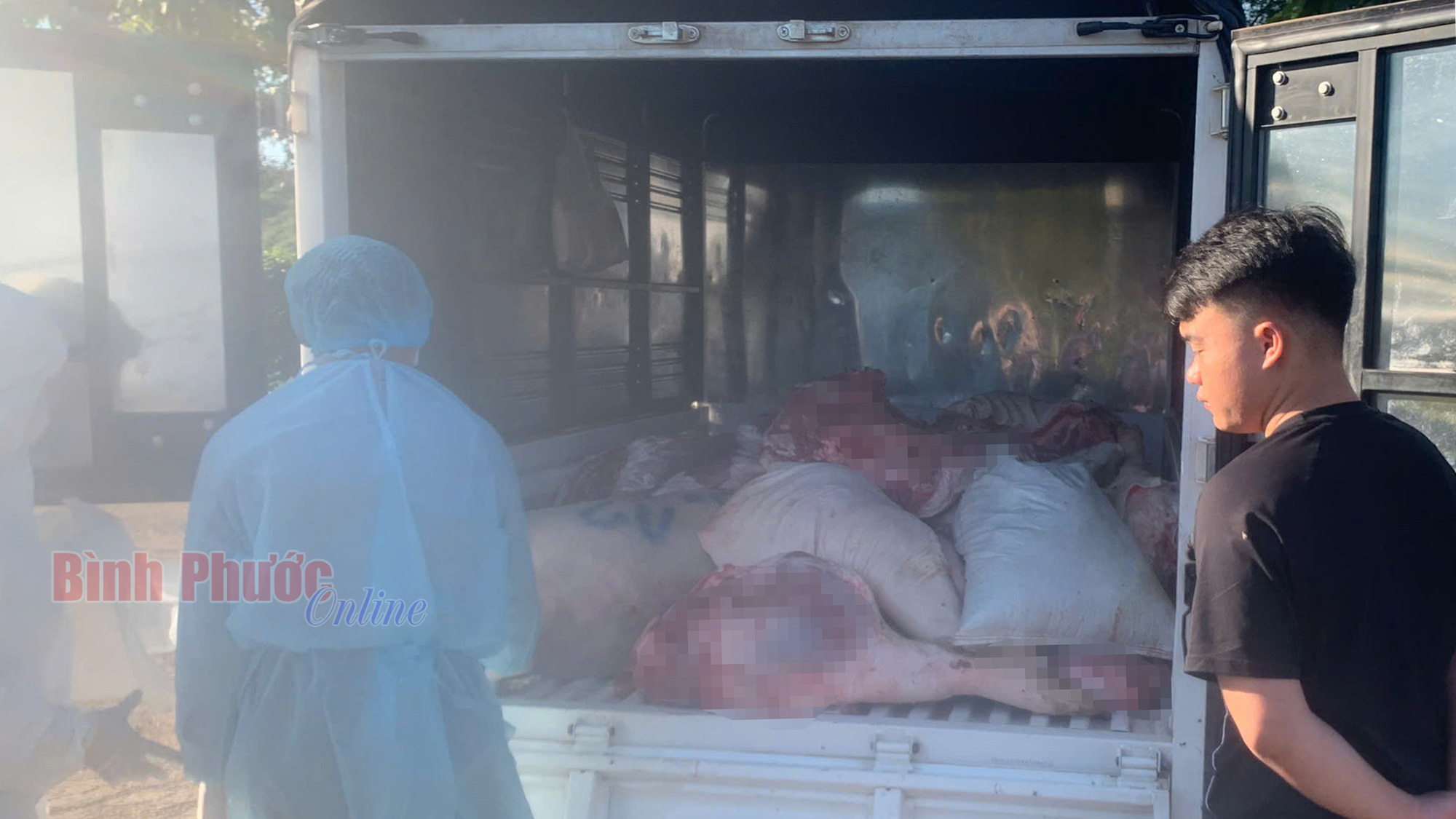 Phát hiện 460kg thịt heo không rõ nguồn gốc xuất xứ