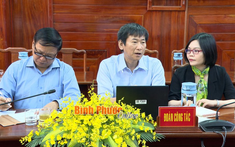 ADB có thể xem xét hỗ trợ vốn vay cho đơn vị tư nhân cùng thực hiện dự án thủy lợi tại Bình Phước