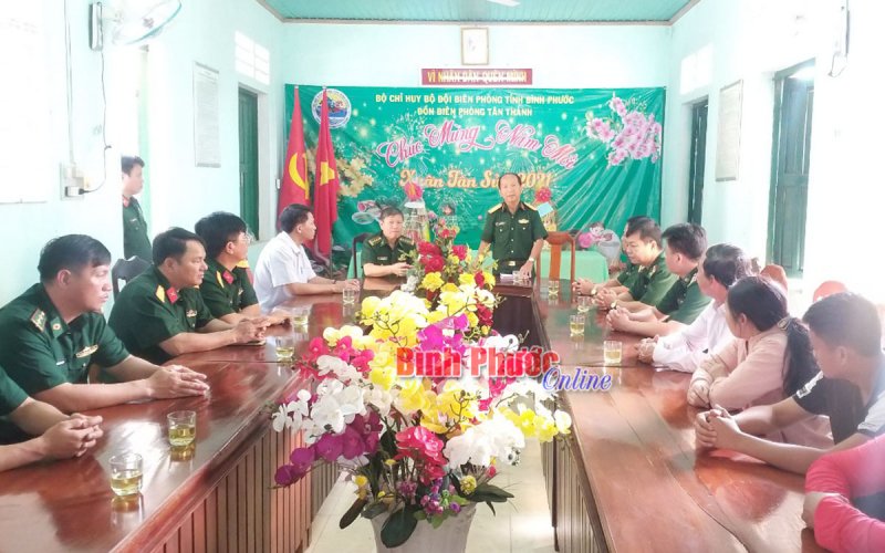 Đoàn công tác Tỉnh ủy thăm và chúc tết huyện Bù Đốp 