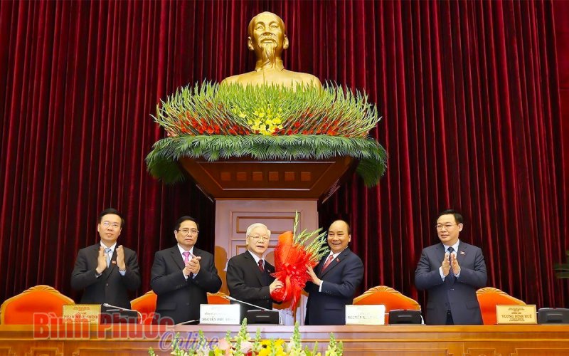 Đồng chí Nguyễn Phú Trọng tái đắc cử Tổng Bí thư