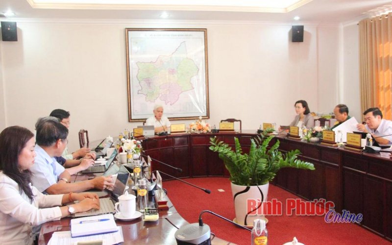 Họp lấy ý kiến đóng góp vào Chương trình hành động thực hiện Nghị quyết Đại hội Đảng bộ tỉnh lần thứ XI