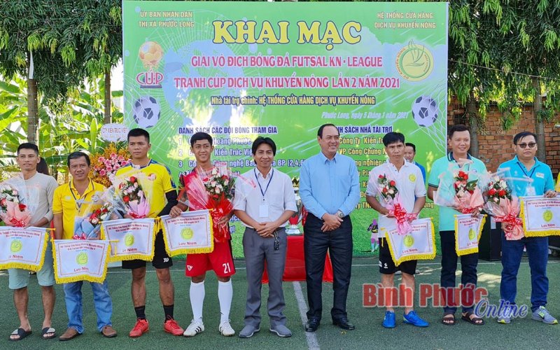 Khai mạc Giải bóng đá Futsal KN League tranh cúp dịch vụ khuyến nông lần thứ 2 năm 2021