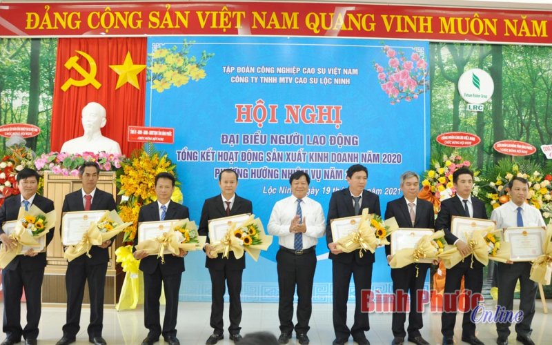 Năm 2020, Công ty Cao su Lộc Ninh nộp ngân sách nhà nước trên 48,5 tỷ đồng