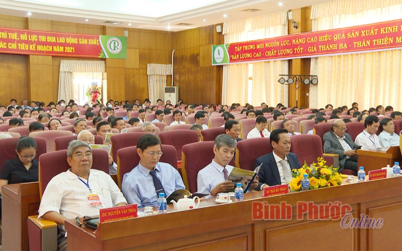 Năm 2020, Công ty TNHH MTV Cao su Phú Riềng đạt tổng doanh thu 1.421 tỷ đồng 