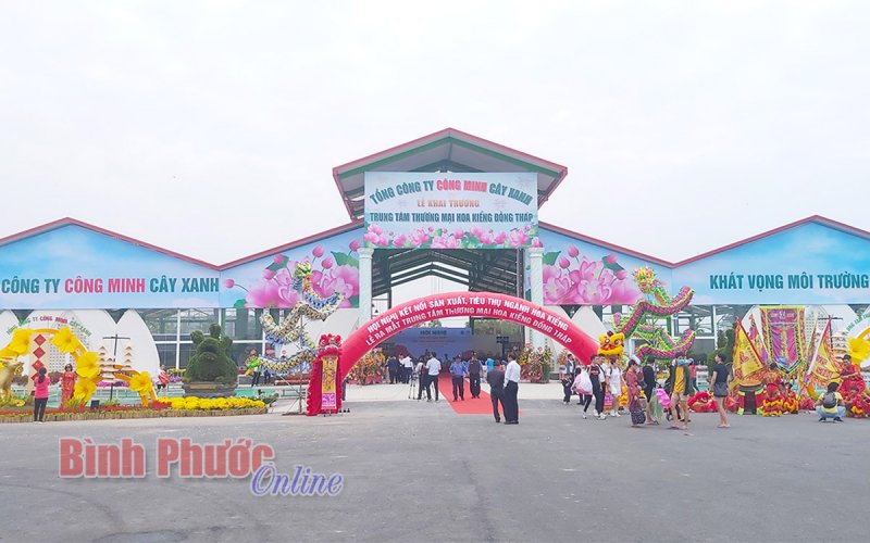 Ra mắt Trung t&acirc;m thương mại hoa kiểng Đồng Th&aacute;p tại th&agrave;nh phố Sa Đ&eacute;c