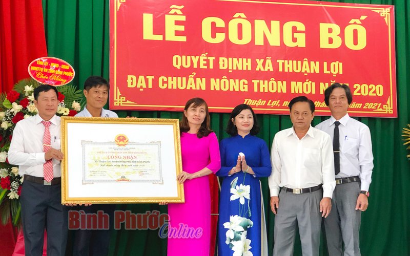 Xã Thuận Lợi đạt chuẩn nông thôn mới