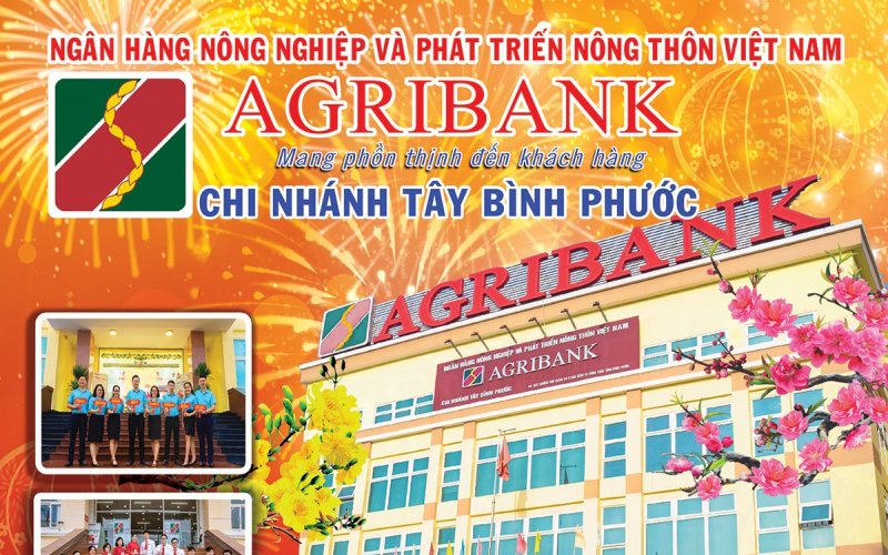 Agribank chi nhánh Tây Bình Phước chúc mừng năm mới 2022