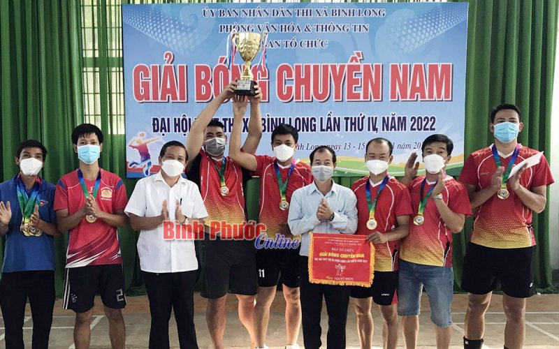 An Lộc nhất môn bóng chuyền nam Đại hội thể dục thể thao thị xã Bình Long