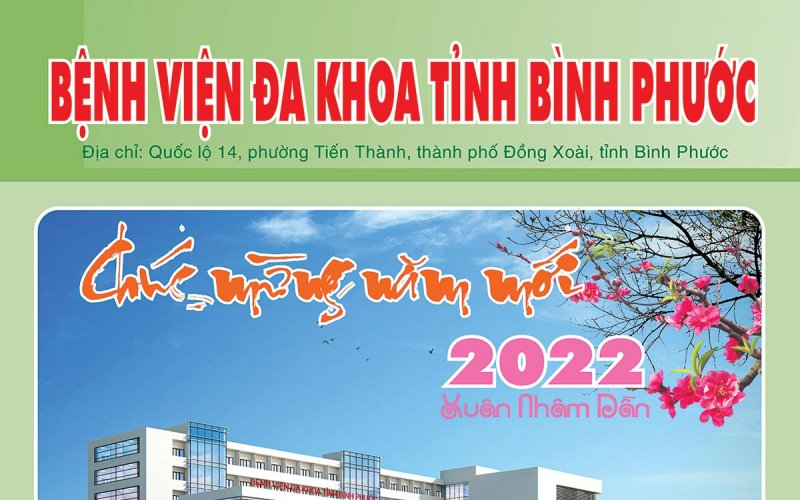 Bệnh viện đa khoa tỉnh Bình Phước chúc mừng năm mới Nhâm Dần 2022