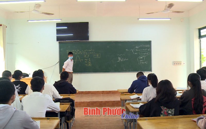 Bình Phước có 31 trường triển khai dạy học trực tiếp