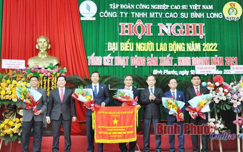 Cao su Bình Long 14 năm trong top Câu lạc bộ 2 tấn/ha