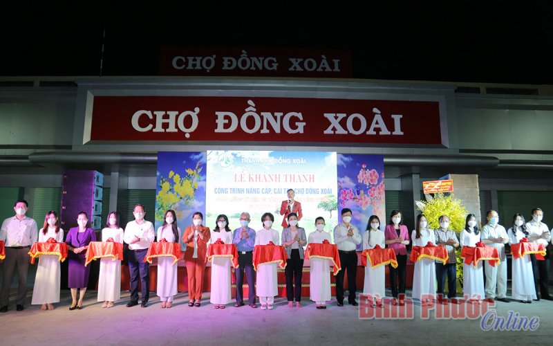 Chợ Đồng Xoài thay áo mới
