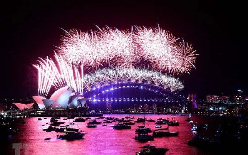 Hình ảnh về các nước trên thế giới đón chào Năm mới 2022