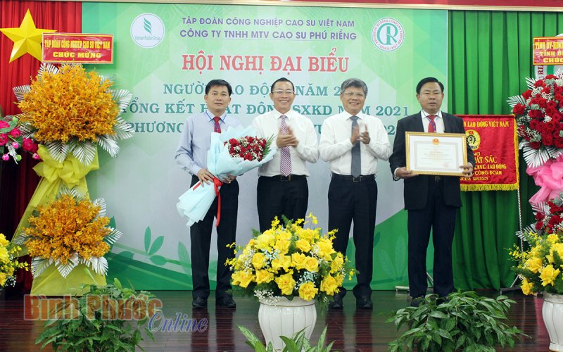 Năm 2021, Cao su Phú Riềng khai thác 25.050 tấn mủ