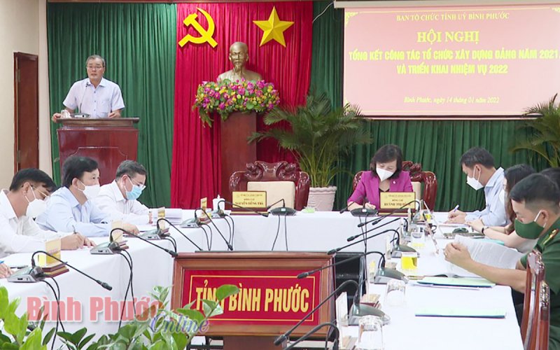Năm 2021, ngành tổ chức xây dựng Đảng tỉnh góp phần thắng lợi nhiệm vụ chính trị