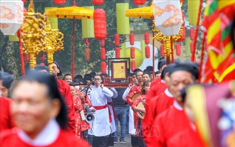 T&aacute;i hiện Nghi lễ tiến Ngự lịch năm Nh&acirc;m Dần 2022