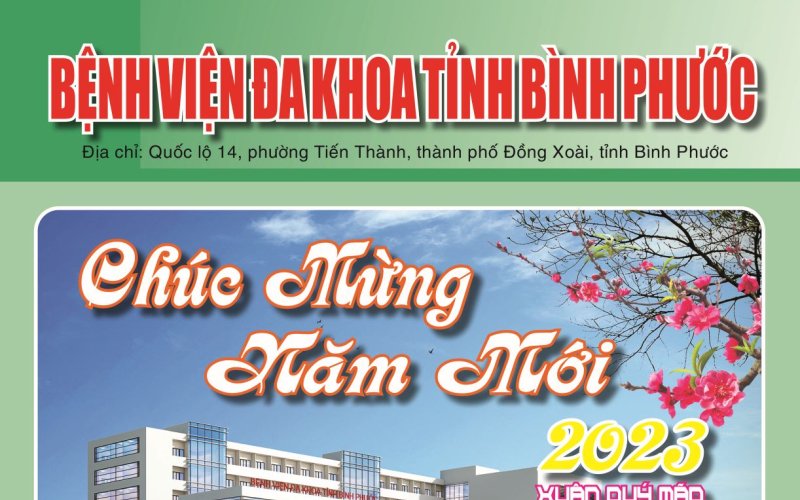 Bệnh viện đa khoa tỉnh Bình Phước chúc mừng năm mới 2023