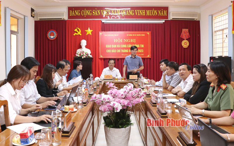 Bình Phước: Cung cấp thông tin cho báo chí tháng 1-2023
