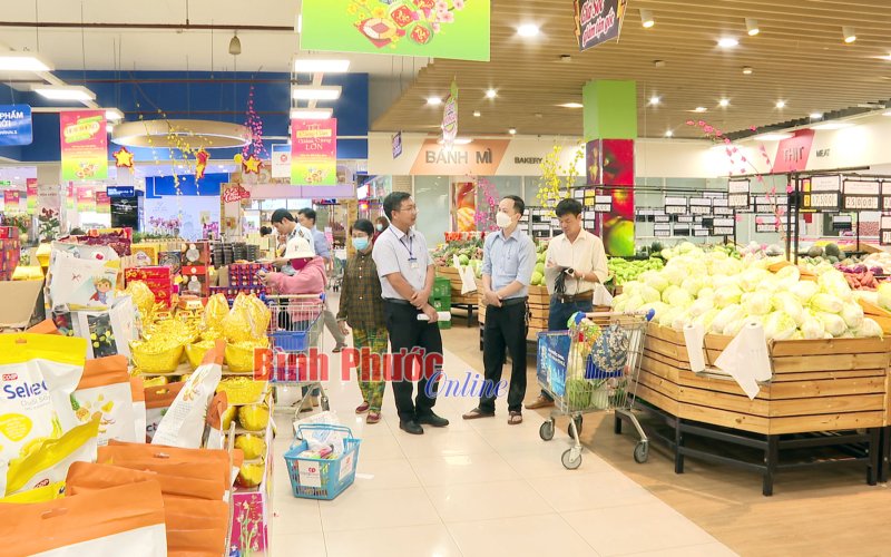 Bình Phước: Hàng hóa tết dồi dào, thị trường ổn định