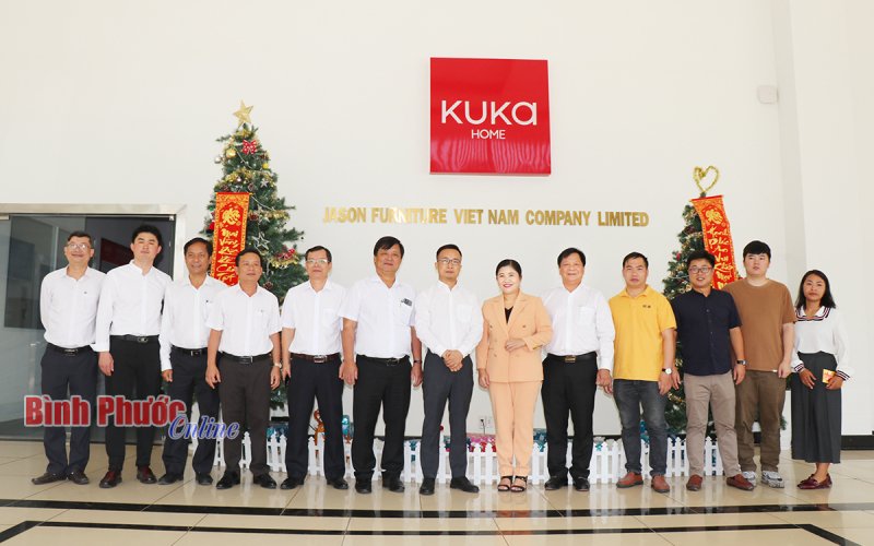 Bình Phước: Lãnh đạo tỉnh thăm, chúc tết các doanh nghiệp đầu năm mới 2023