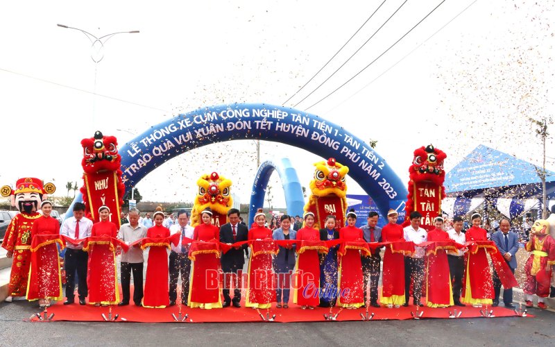 Bình Phước: Lễ thông xe Cụm công nghiệp Tân Tiến 1 - Tân Tiến 2