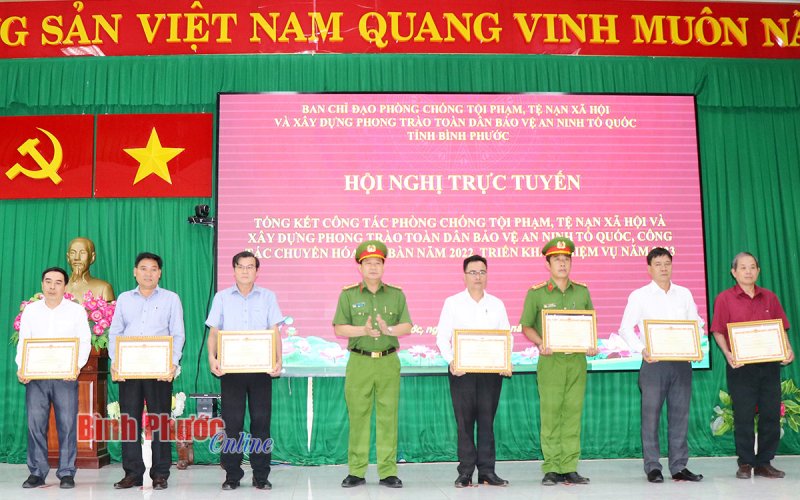 Bình Phước: Năm 2022, tỷ lệ điều tra, khám phá tội phạm đạt 94,8%