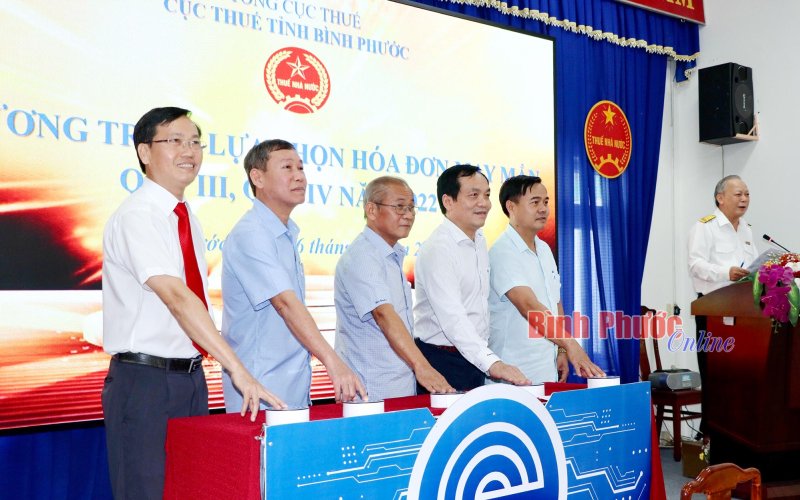 Bình Phước: Quay số mở thưởng “Hóa đơn may mắn” quý 3 và 4/2022