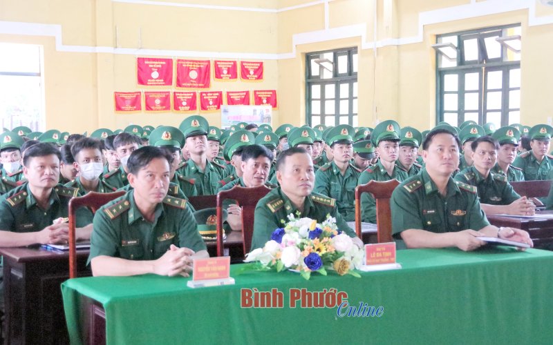 Bộ đội biên phòng Bình Phước: Tiễn quân nhân hoàn thành nghĩa vụ quân sự tại ngũ