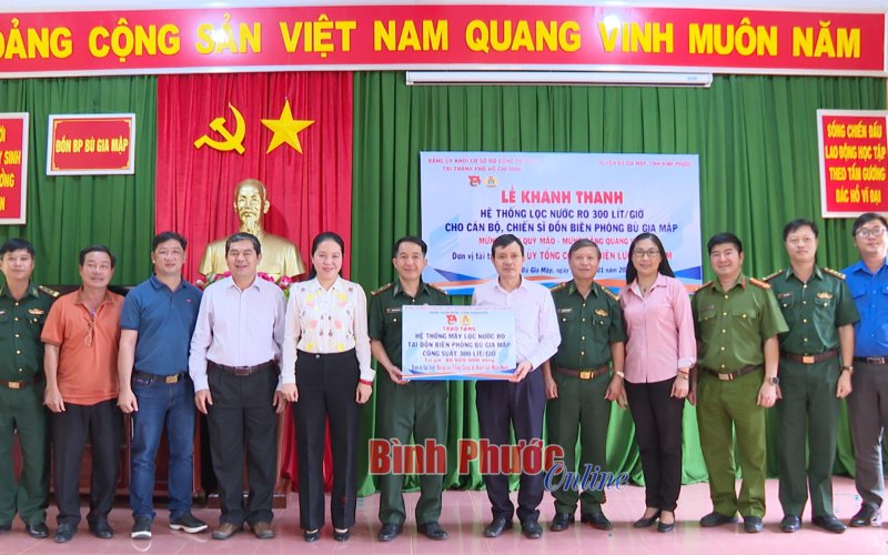 Bù Gia Mập: Khánh thành và bàn giao hệ thống lọc nước RO
