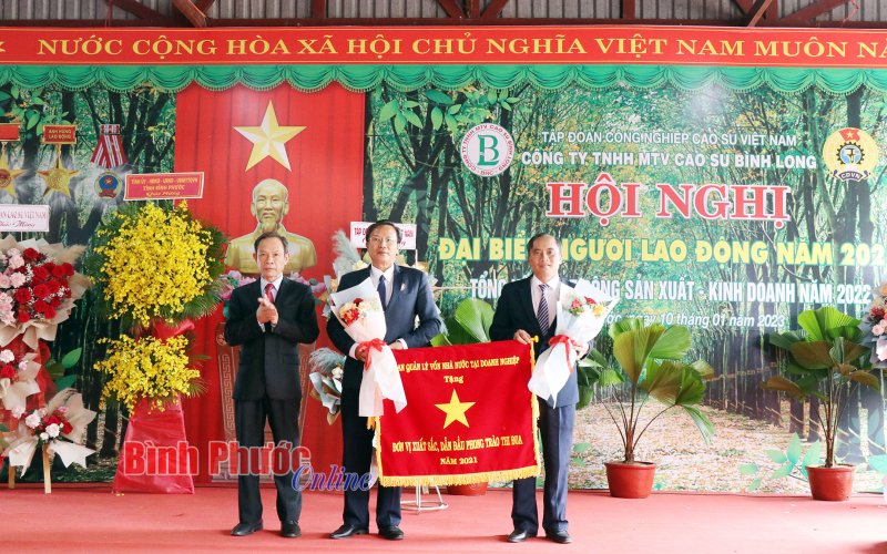 Cao su Bình Long nhiều năm liền trong Câu lạc bộ 2 tấn/ha 