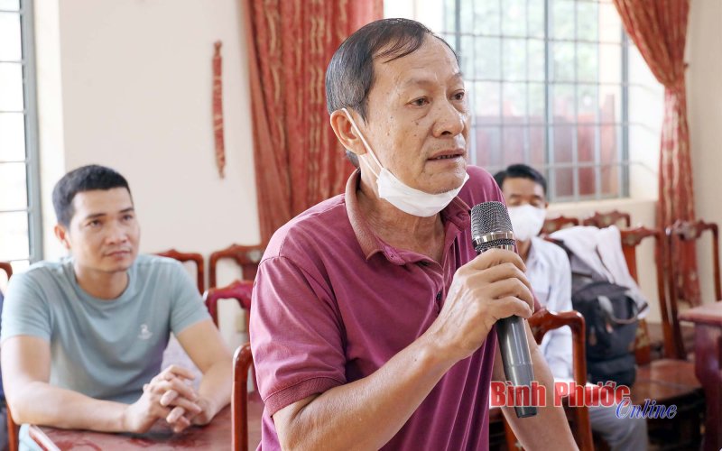 Cử tri huyện Hớn Quản phản ánh tình trạng ô nhiễm môi trường