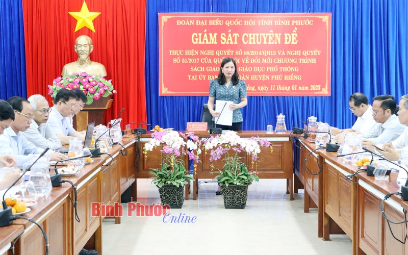 Phú Riềng tiếp tục đổi mới phương pháp dạy học, nâng cao chất lượng giáo dục