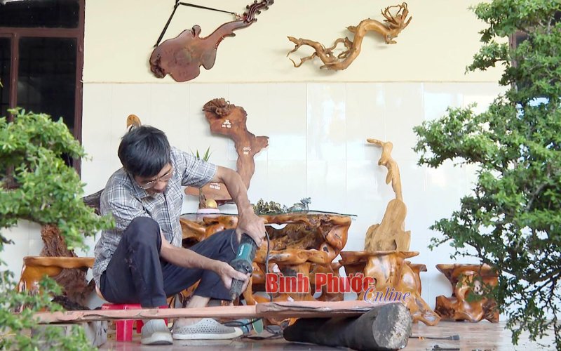 Sáng tạo từ gỗ 'tái chế'