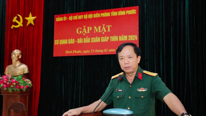 Bộ đội Biên phòng Bình Phước gặp mặt báo chí đầu năm 